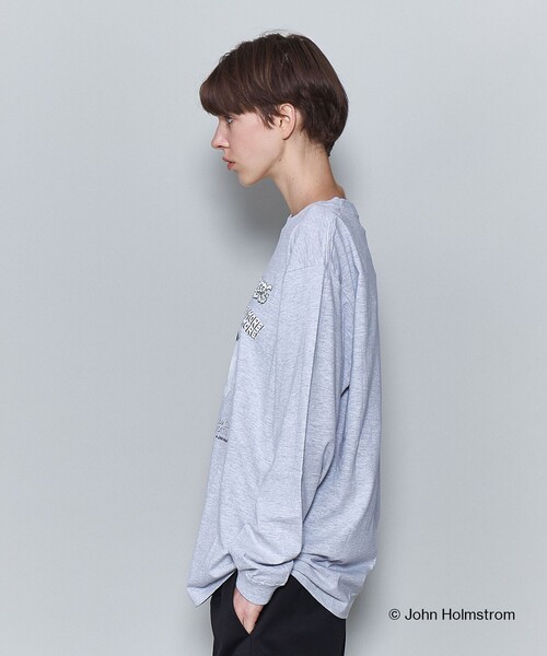 tシャツ Tシャツ 「6(ROKU」JOHN HOLMSTROM HEART BRAKES GRAY Tシャツ 