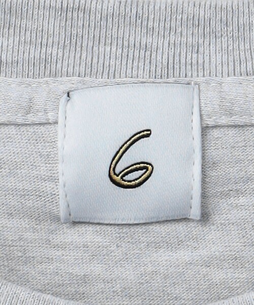 tシャツ Tシャツ 「6(ROKU」JOHN HOLMSTROM HEART BRAKES GRAY Tシャツ 