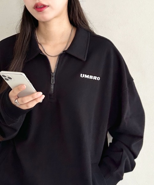 NBB WEEKEND ハーフジップスウェット トレーナー UMBROコラボ 2 NBB WEEKEND ハーフジップスウェット トレーナー UMBROコラボ 2