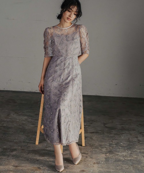 GIRL DRESS FOR NOW ドレス 刺繍レースブラウス・キャミ