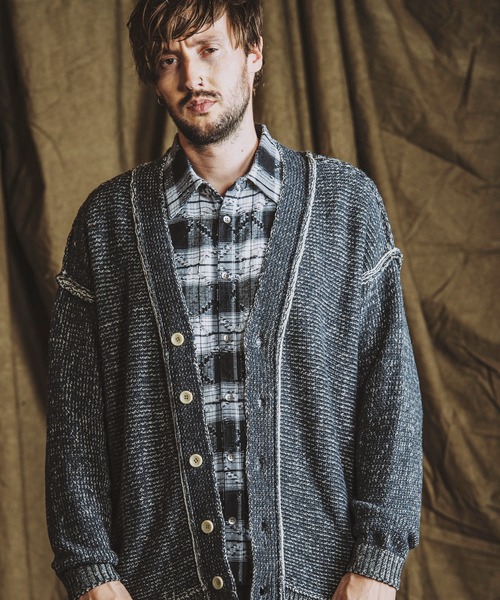 NO ID.（ノーアイディー） カーディガン 「NO ID.」Reversible Knit 