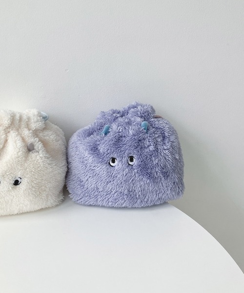 Mizuki モンクレール　巾着　ポーチ 再販】シンプル刺繍の巾着ポーチ 巾着袋 mint jam29 通販
