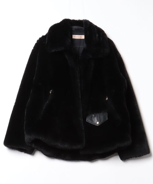 CULLNI」 ジップアップブルゾン 2 ブラック メンズ メンズファッション