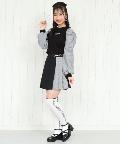 PINKHUNT トレーナー ピンクハント 切り替えパフ袖 0115K キッズ