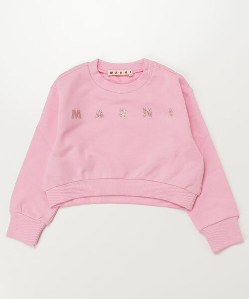 MARNI マルニ ワンポイントロゴ スウェットトレーナー MARNI トレーナー MARNI(マルニ)Kids & Junior ブランドロゴ