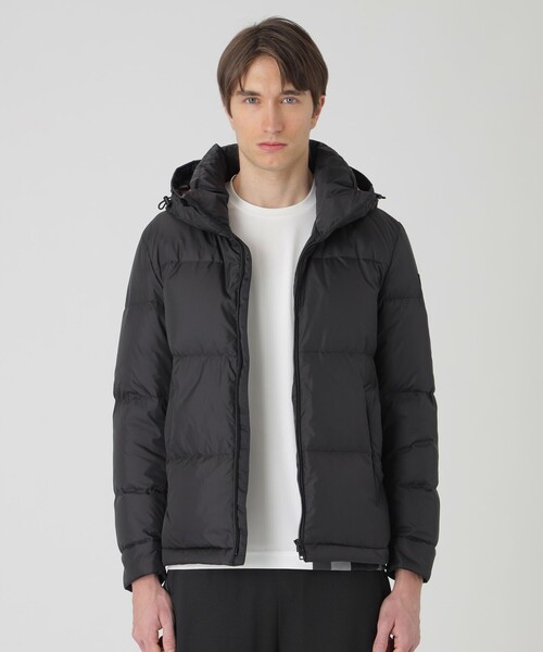 BLACK LABEL CRESTBRIDGE フード付き ダウン ジャケット BLACK LABEL CRESTBRIDGE ダウンジャケット ダウン ハイデン