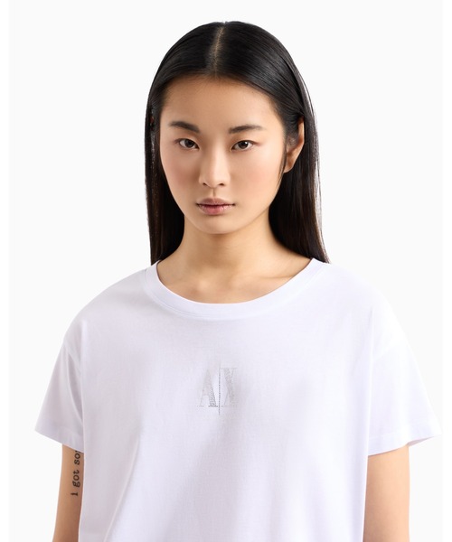 Armani Exchange ロゴ ICON 半袖 クルーネック Tシャツ A|X アルマーニ エクスチェンジ】ICON 半袖クルーネックTシャツ