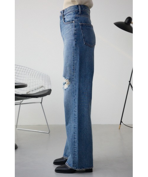 MOUSSY ダメージ加工デニムパンツ 26 MOUSSY ダメージ加工 デニムパンツ ジーパン - メルカリ