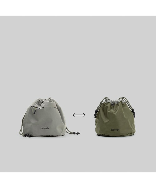 Topologie バケットバッグ＆ストラップ&ストラップアダプタセット Topologie（トポロジー）リバーシブルバケット Bags Reversible