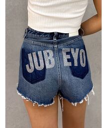 ジーンズ デニム デニムパンツ ハイウエストJUBEYO bijouデニムショートパンツ レディース｜ZOZOTOWN Yahoo!店