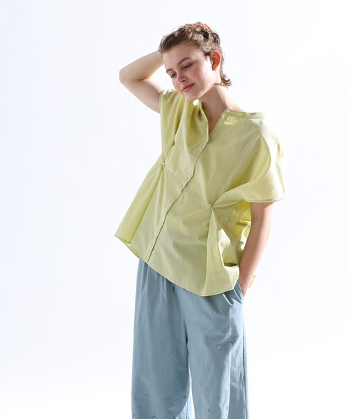 ブラウス シャツ 「KELEN / ケレン」 2WAYシルエットブラウス NORMA レディース KELEN / ケレン 2WAYシルエットブラウス NORMA CHECK,レディース
