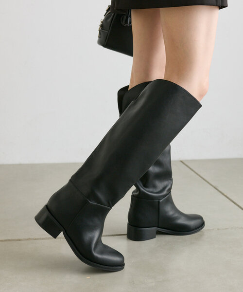 mystic（ミスティック） ロングブーツ 37 ブラック レディース