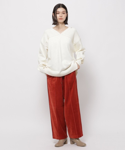 「SHIPS any」 長袖ニット ONE SIZE ホワイト レディース SHIPS any 「SHIPS any」 長袖ニット ONE SIZE ホワイト