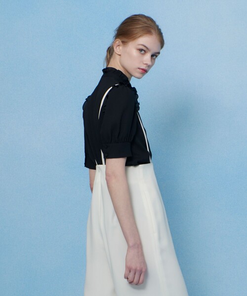 ブラウス シャツ 「LOULOU WILLOUGHBY」アムンゼンプチフリルブラウス レディース LOULOU WILLOUGHBY ブラウス シャツ 「LOULOU WILLOUGHBY