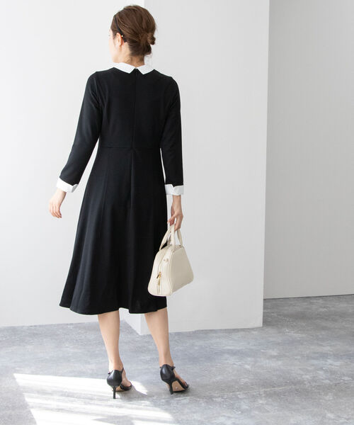 NOLLEY'S 「NOLLEY'S」 長袖ワンピース 38 ブラック レディース