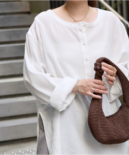 ブラウス シャツ ソフトガーゼ2WAYビッグプルオーバー レディース JOURNAL STANDARD ブラウス シャツ ソフトガーゼ2WAYビッグプル