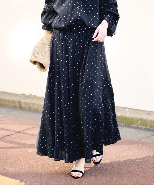⭐︎新品⭐︎SLOBE IENA PEボイル切替ギャザースカート PEボイル切替ギャザースカート | スローブ イエナ(SLOBE IENA