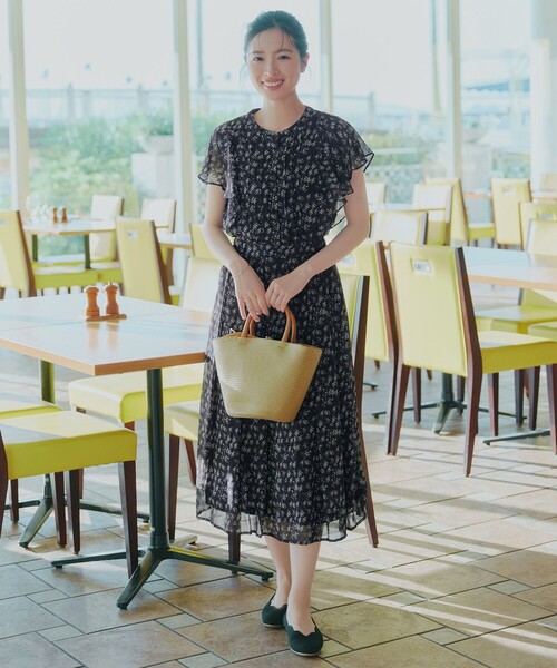 Tiaclasse ワンピース フレアスリーブワンピース : ZOZOTOWN Yahoo!店