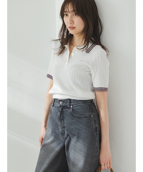 LACOSTE ニット セーター LACOSTE/ポロニット レディース