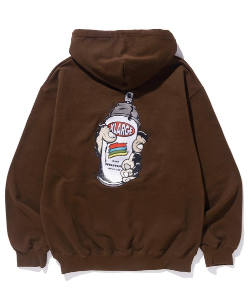 XLARGE 「XLARGE」 プルオーバーパーカー L ブラック メンズ