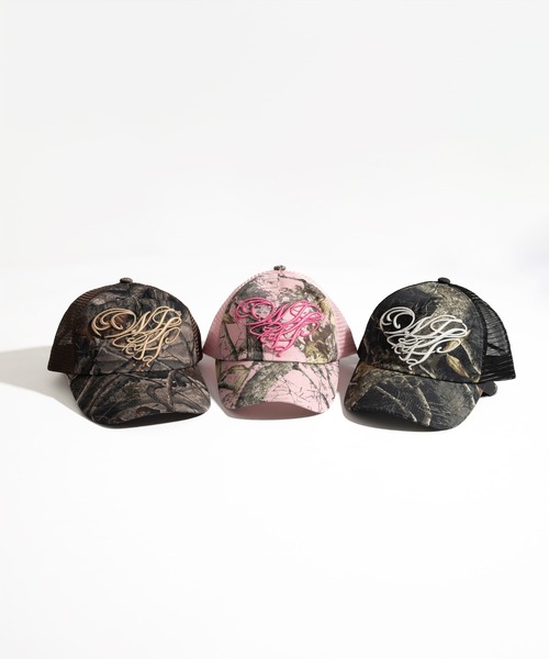 WISH FOR EVER キャップ 帽子 HEART DESIGN MESH CAP / ハート