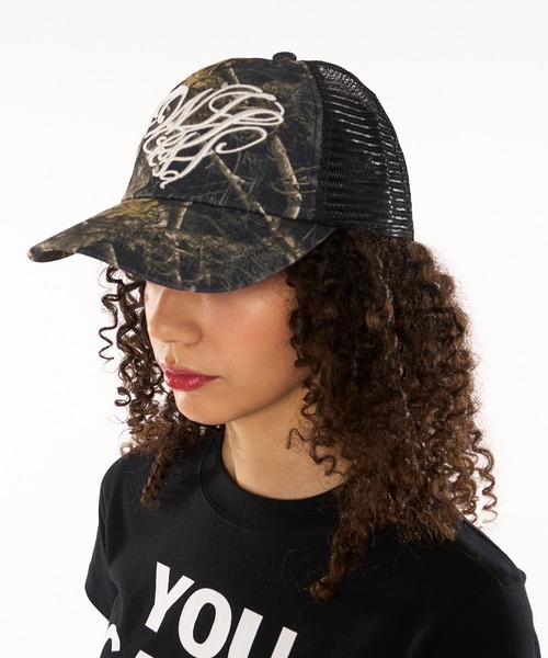 WISH FOR EVER キャップ 帽子 HEART DESIGN MESH CAP / ハート