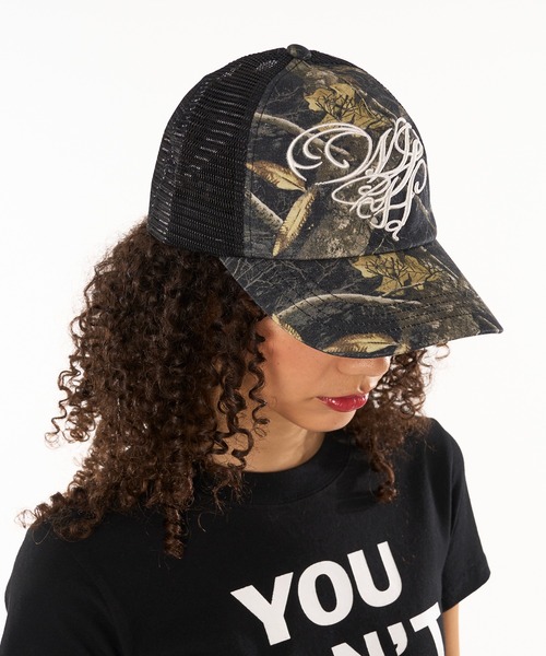 WISH FOR EVER キャップ 帽子 HEART DESIGN MESH CAP / ハート