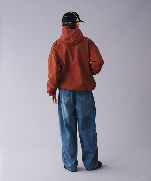 「Adoon plain」 マウンテンパーカー LARGE ブラック メンズ