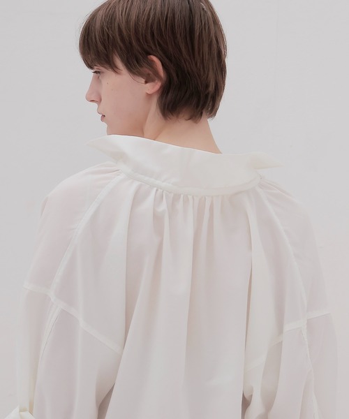 DRESSLAVE（ドレスレイブ） ブラウス シャツ shirring half sleeve 