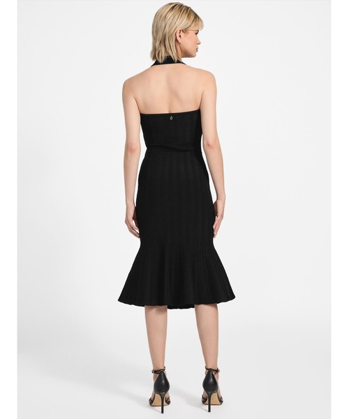 GUESS ワンピース SL Halter Strap Sn Sofie Dress : ZOZOTOWN