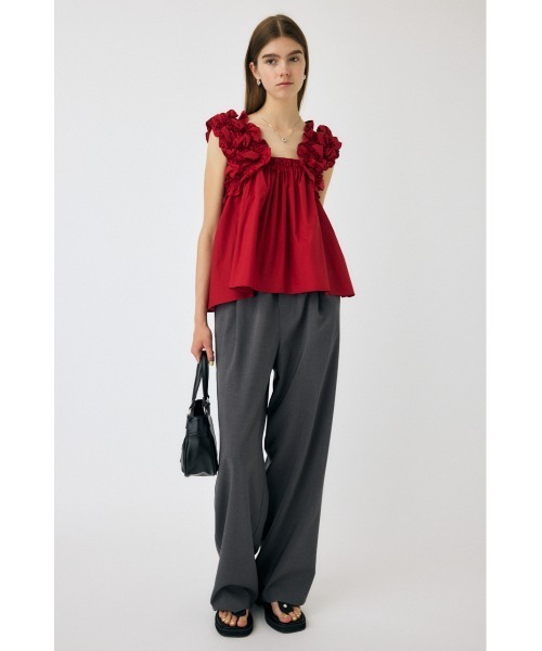 MOUSSY ブラウス シャツ SHOULDER FRILLS トップス レディース