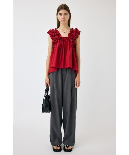 MOUSSY ブラウス シャツ SHOULDER FRILLS トップス レディース