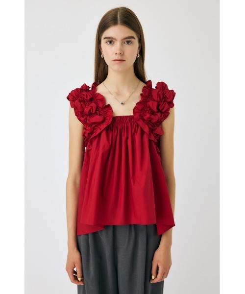ブラウス シャツ Off shoulder frill blouse レディース moment+ ブラウス シャツ 「累計販売枚数2万枚突破！」ドビー