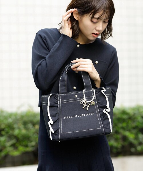 [送料無料] JILLSTUART ムードブラウン ミニトートバッグ フリルトート小（トートバッグ）｜JILL by JILL STUART