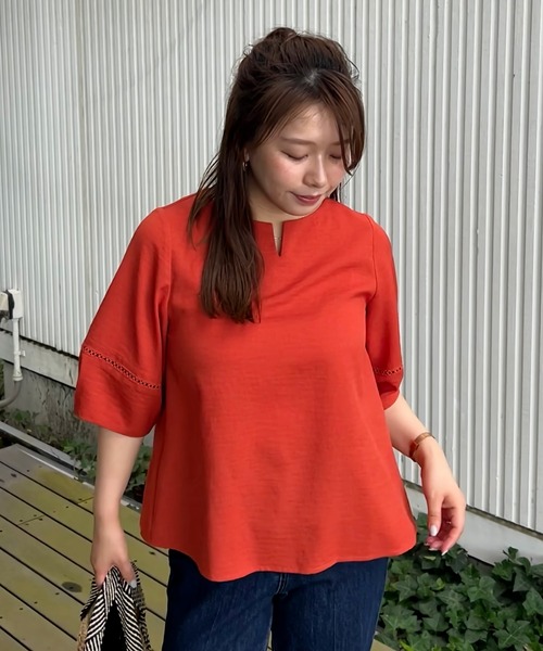 ブラウス シャツ 袖コンシャスブラウス レディース 3D袖コンシャスブラウス | ロペピクニック(ROPE' PICNIC