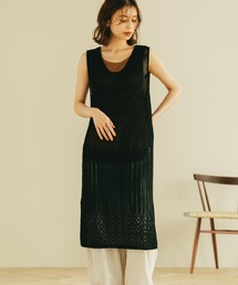 ワンピース 透かし編みベストニットワンピース｜ZOZOTOWN Yahoo!店