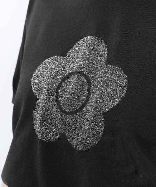 ニット セーター マリークワント mary quant ラメデイジーニット プルオーバー レディース MARY QUANT ニット セーター マリークワント mary quant ラメ
