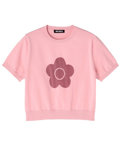 ニット セーター マリークワント mary quant ラメデイジーニット プルオーバー レディース MARY QUANT ニット セーター マリークワント mary quant ラメ