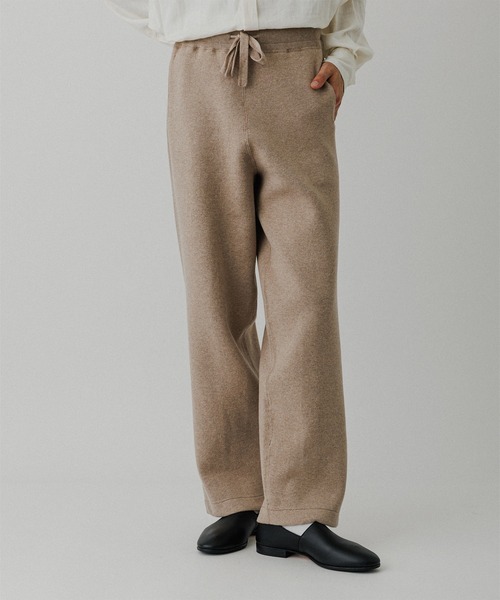 アダムエロペ（ADAM ET ROPE’）/杢スウェット ニットパンツ ADAM ET ROPE'（アダムエロペ） パンツ 杢スウェット ニットパンツ
