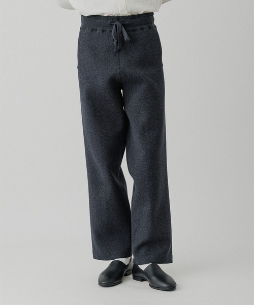 ADAM ET ROPE'（アダムエロペ） パンツ 杢スウェット ニットパンツ