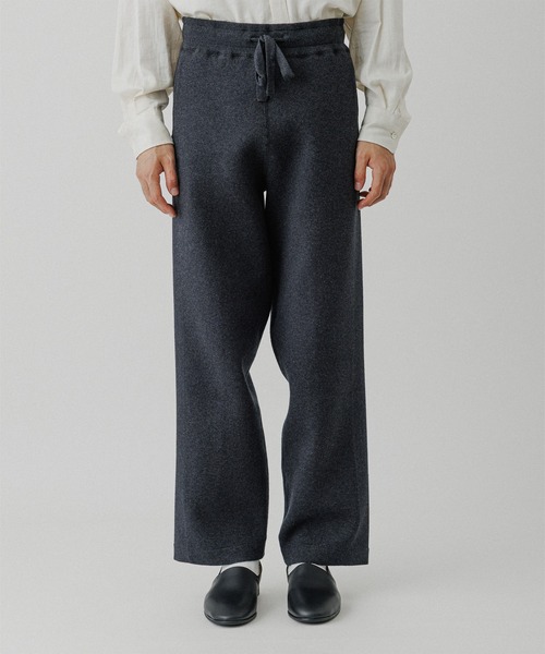 ADAM ET ROPE'（アダムエロペ） パンツ 杢スウェット ニットパンツ