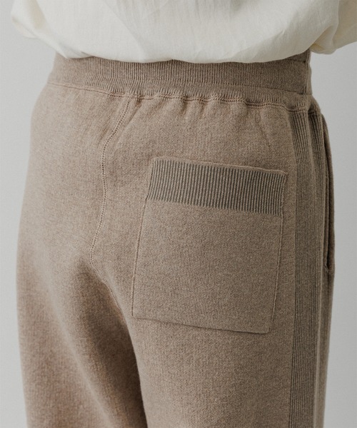 ADAM ET ROPE'（アダムエロペ） パンツ 杢スウェット ニットパンツ