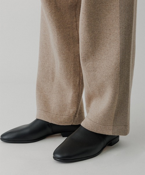 ADAM ET ROPE'（アダムエロペ） パンツ 杢スウェット ニットパンツ