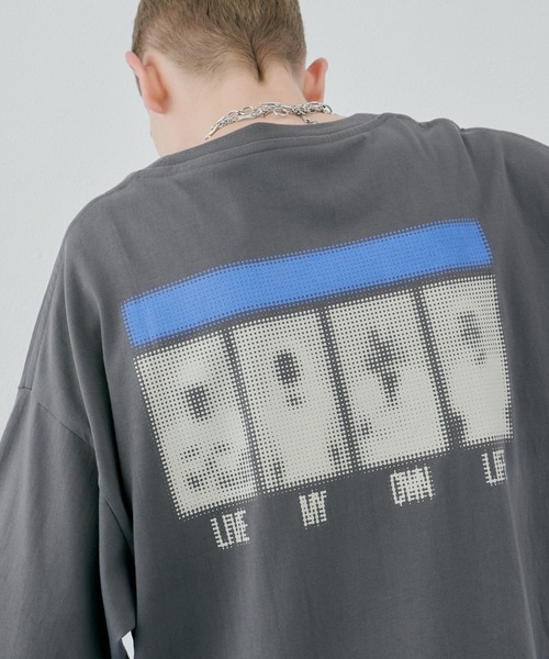 「AIVER」 長袖Tシャツ MEDIUM ブラック メンズ