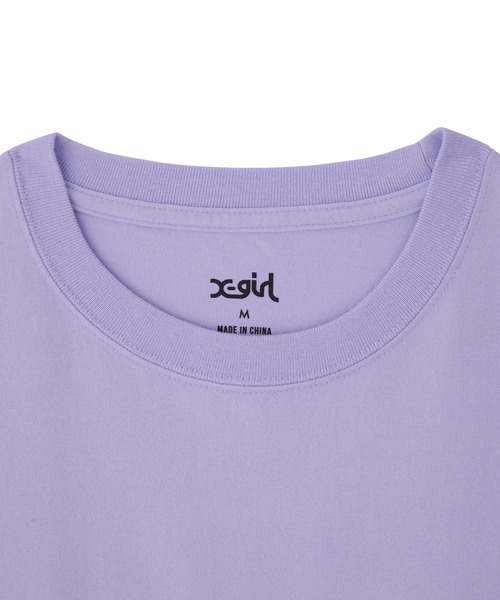 「X-girl」 半袖Tシャツ M ライトパープル レディース