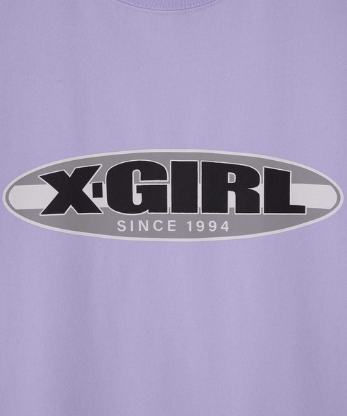 「X-girl」 半袖Tシャツ M ライトパープル レディース