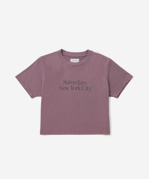 【パープル（50）】Miller Standard SS Tee Saturdays NYC（サタデーズ ニューヨークシティ） tシャツ Miller