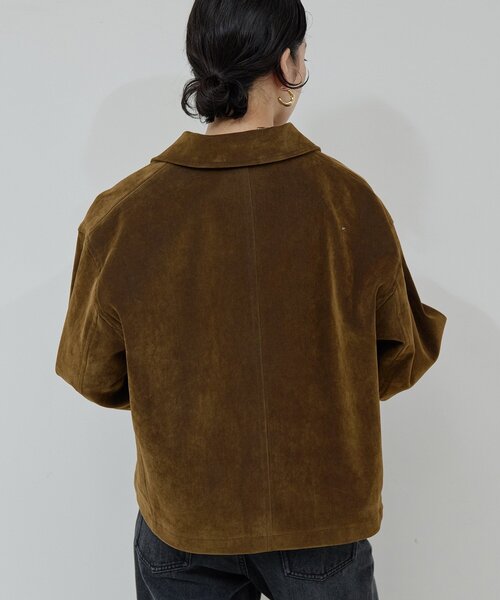 GALLARDAGALANTE ベスト ジレ フロッキーデニムジップブルゾン