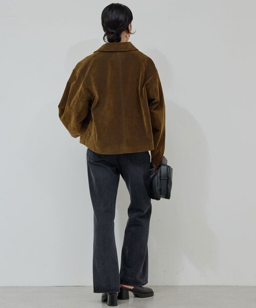 GALLARDAGALANTE ベスト ジレ フロッキーデニムジップブルゾン