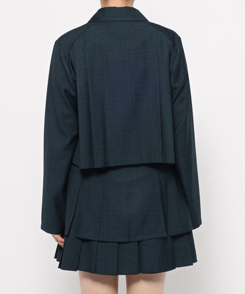 HARE（ハレ） セットアップ 2Pメランジショートジャケット＊スカパン